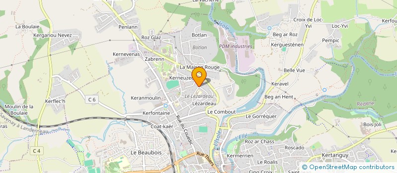 localisation de l'entreprise FRANCE SHOTOKAN QUIMPERLE à QUIMPERLE