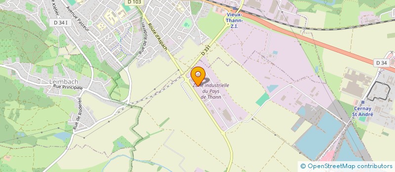 localisation de l'entreprise FRANCE SIMULATEUR SARL à ASPACH-MICHELBACH