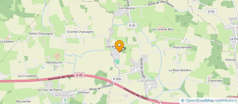 localisation de l'entreprise FRANCE SIX SERVICES  CURTAFOND