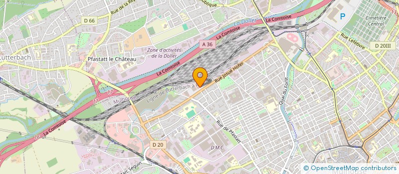 localisation de l'entreprise FRANCE SOLARIUM  MULHOUSE