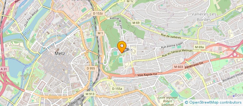 localisation de l'entreprise FRANCE SOLIDAIRE  METZ