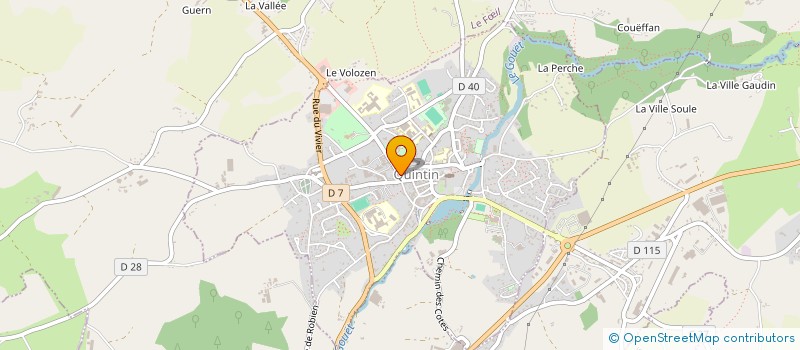 localisation de l'entreprise FRANCE SOLIDARITE DEVELOPPEMENT (FSD) à QUINTIN