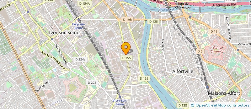 localisation de l'entreprise FRANCE-SOLS à IVRY-SUR-SEINE