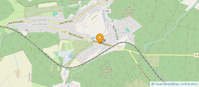 localisation de l'entreprise FRANCE SORB  FALCK