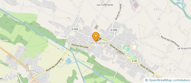 localisation de l'entreprise FRANCE SOUDURE  LES AVENIERES VEYRINS-THUELLIN