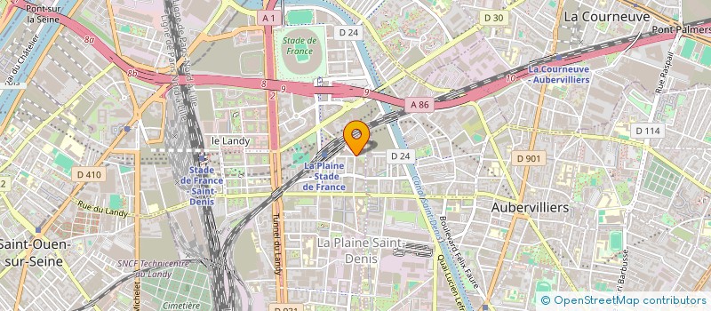 localisation de l'entreprise FRANCE SPORT ASSOCIATION à SAINT-DENIS