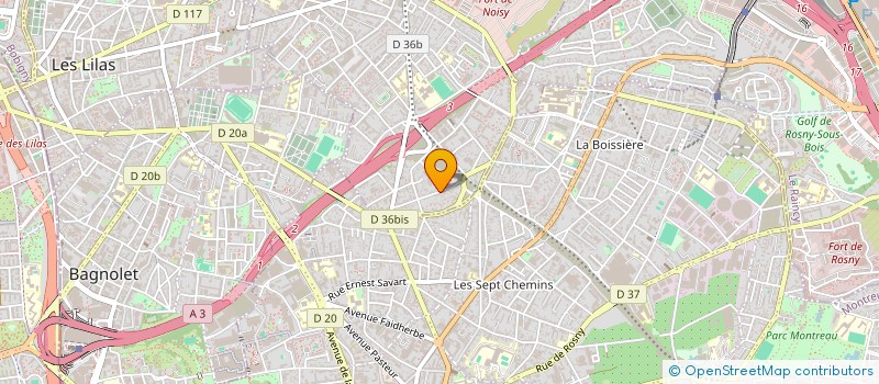 localisation de l'entreprise FRANCE STORES à ROMAINVILLE