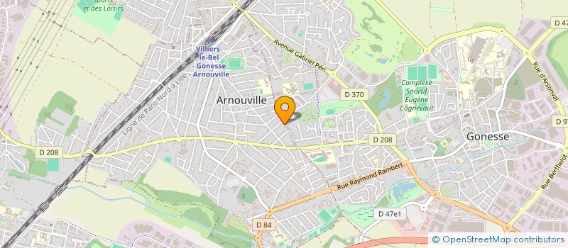 localisation de l'entreprise FRANCE STREET ROD ASSOCIATION (F.S.R.A.)  ARNOUVILLE