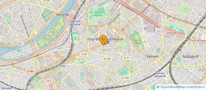 localisation de l'entreprise FRANCE STRUCTURE à ISSY-LES-MOULINEAUX