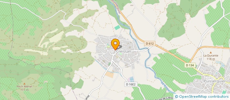 localisation de l'entreprise FRANCE SUD CAMPAGNE  CREISSAN