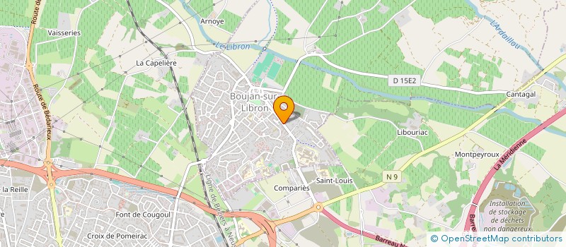 localisation de l'entreprise FRANCE SUD IMMOBILIER GESTION  BOUJAN-SUR-LIBRON