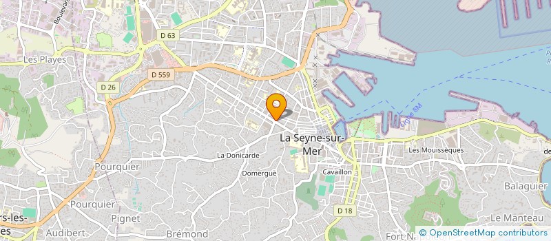 localisation de l'entreprise FRANCE SUD PROTECTION à LA SEYNE-SUR-MER