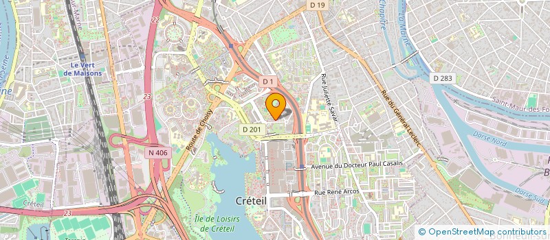 localisation de l'entreprise FRANCE SURETE SECURITE INCENDIE à CRETEIL