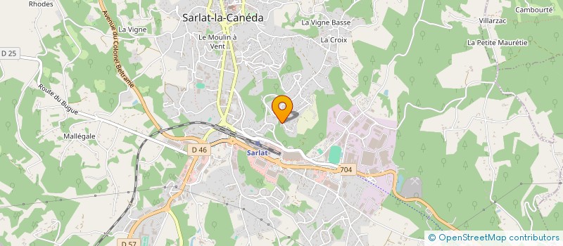 localisation de l'entreprise FRANCE TABAC UNION DES SOCIETES COOPERATIVES AGRICOLES  SARLAT-LA-CANEDA