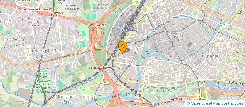 localisation de l'entreprise FRANCE TAXI à STRASBOURG