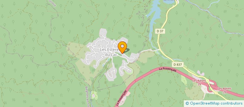 localisation de l'entreprise FRANCE TECHNIQUE DIFFUSION  MONTAUROUX