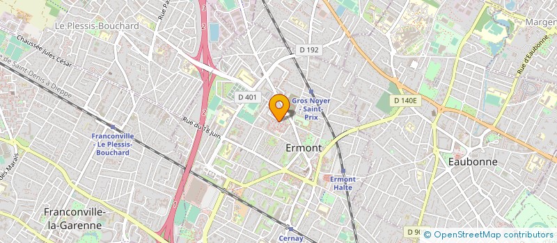 localisation de l'entreprise FRANCE TECHNO - SERVICES  ERMONT
