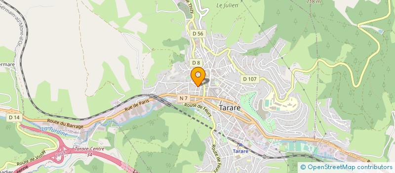 localisation de l'entreprise FRANCE TECHNOLOGIE SERVICES FTS à TARARE