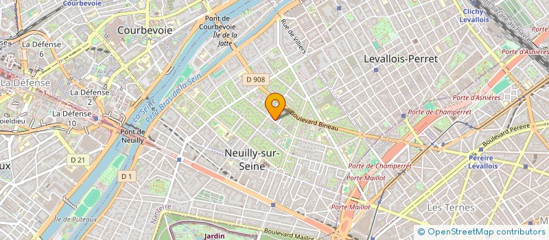 localisation de l'entreprise FRANCE TELEPHONY à NEUILLY-SUR-SEINE