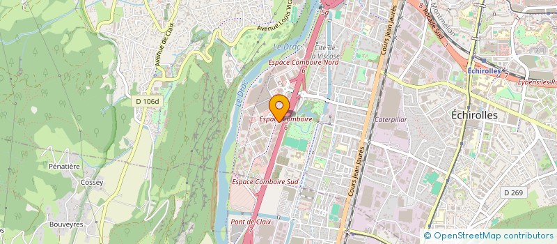 localisation de l'entreprise FRANCE TELESECURITE à ECHIROLLES