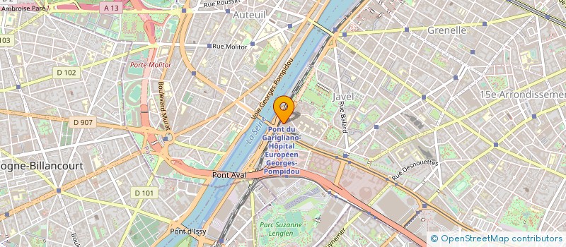 localisation de l'entreprise FRANCE TELEVISIONS à PARIS