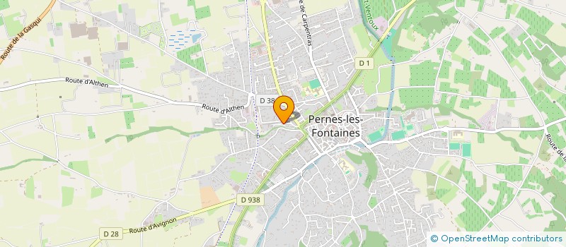 localisation de l'entreprise FRANCE TENNIS à PERNES-LES-FONTAINES