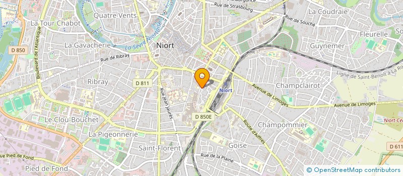 localisation de l'entreprise FRANCE TERRE D ASILE à NIORT