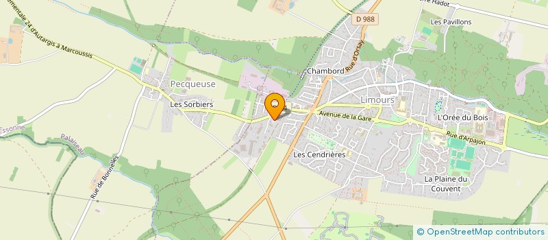 localisation de l'entreprise FRANCE TERRE HABITAT à LIMOURS
