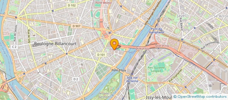 localisation de l'entreprise FRANCE TERRE MAGNY 2 BLOUIN SNC à BOULOGNE-BILLANCOURT