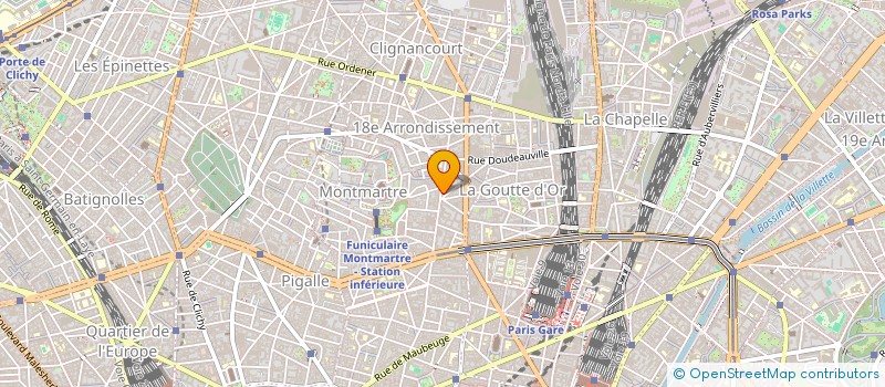 localisation de l'entreprise FRANCE TEX  PARIS