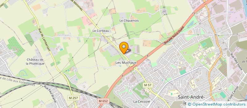 localisation de l'entreprise FRANCE TEXTILE DEVELOPMENT à SAINT-ANDRE-LEZ-LILLE