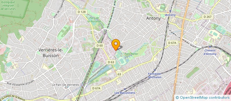localisation de l'entreprise FRANCE TEXTILE FABRICATION à VERRIERES-LE-BUISSON