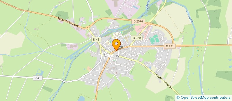 localisation de l'entreprise FRANCE THOMAS BIBANOW COIFFURE  SANCOINS