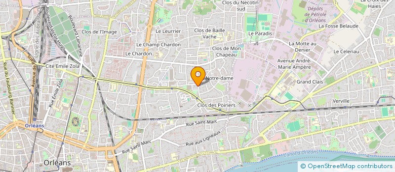 localisation de l'entreprise FRANCE TOIT & SOLAIRE  ORLEANS
