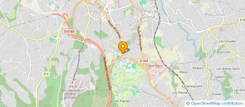 localisation de l'entreprise FRANCE TOITURE BATIMENT 2030  GRASSE