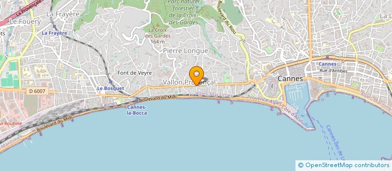 localisation de l'entreprise FRANCE TOKEN  CANNES