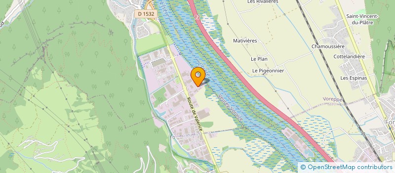 localisation de l'entreprise FRANCE TOLERIE FTR à VEUREY-VOROIZE