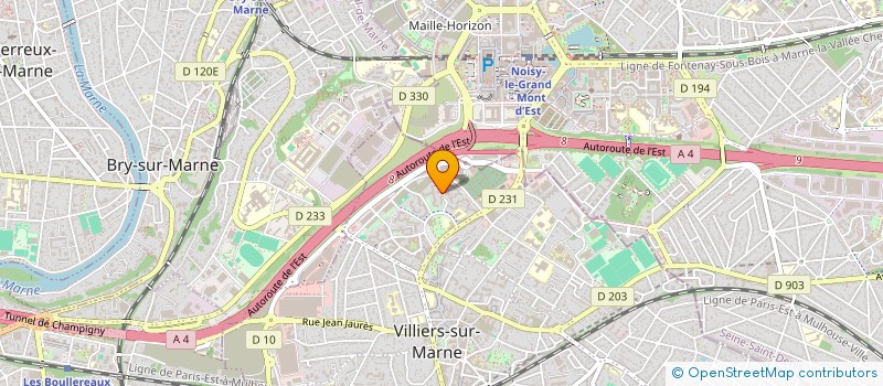 localisation de l'entreprise FRANCE TOUR  VILLIERS-SUR-MARNE