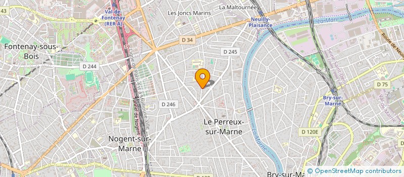 localisation de l'entreprise FRANCE TOURELLES  LE PERREUX-SUR-MARNE