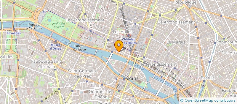 localisation de l'entreprise FRANCE TP à PARIS