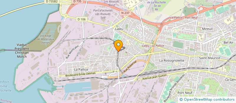 localisation de l'entreprise FRANCE TRADDING INC à LA ROCHELLE