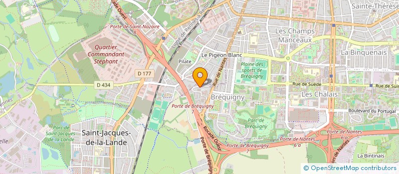 localisation de l'entreprise FRANCE TRADE INTELLIGENCE  RENNES