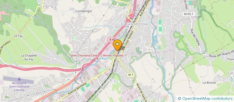 localisation de l'entreprise FRANCE TRAINING ACADEMIE  LA GRAND-CROIX