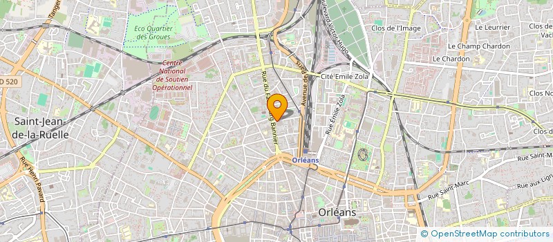 localisation de l'entreprise FRANCE TRAITEMENT BATIMENT  ORLEANS