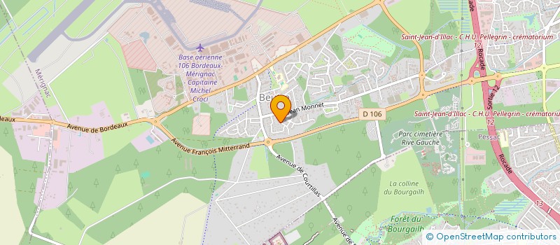 localisation de l'entreprise FRANCE TRANSACTIONS SERVICES  MERIGNAC