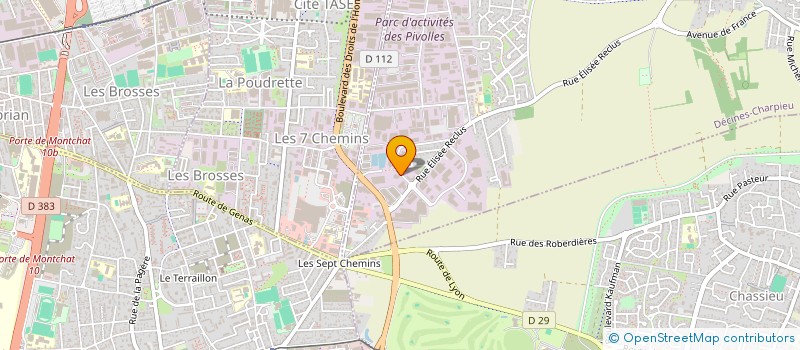 localisation de l'entreprise FRANCE TRANSMISSION SERVICE à DECINES-CHARPIEU