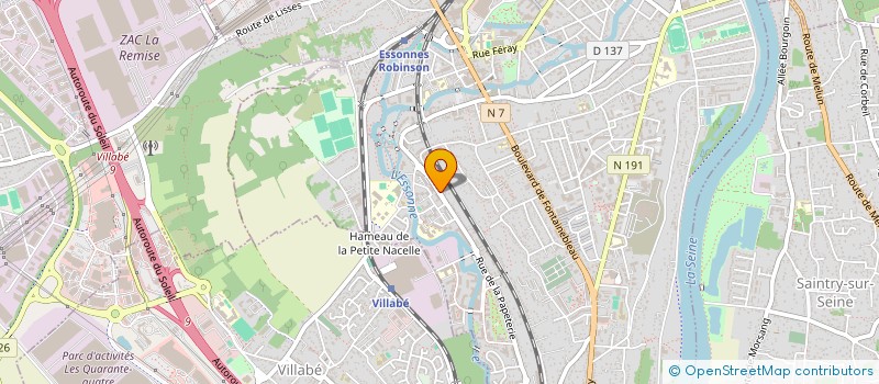 localisation de l'entreprise FRANCE TRANSPORT EXPRESS (FTE) à CORBEIL-ESSONNES