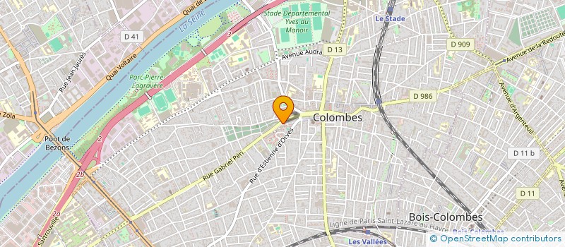 localisation de l'entreprise FRANCE TRANSPORT PRIVE  COLOMBES