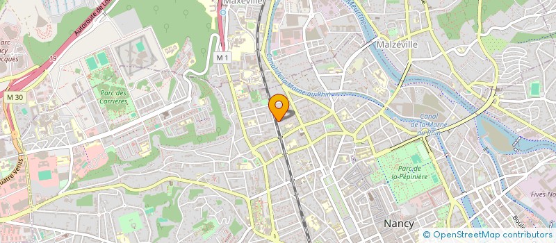 localisation de l'entreprise FRANCE TRANSPORTS  NANCY