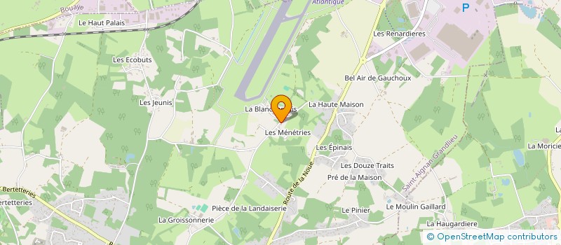 localisation de l'entreprise FRANCE TRANSPORTS LOCATION à SAINT-AIGNAN-GRANDLIEU